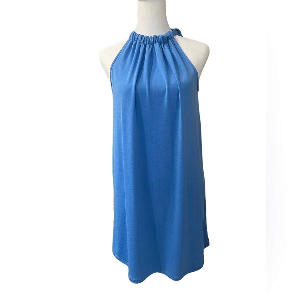Blue Shift Dress- Green Envelope Los Angeles - Small